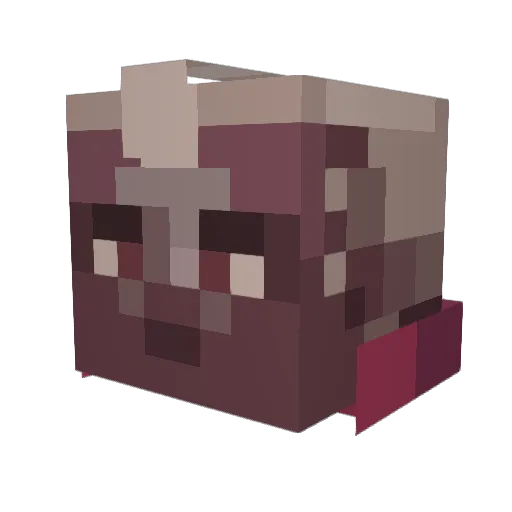 JoeMastur Minecraft avatar head, 3D render