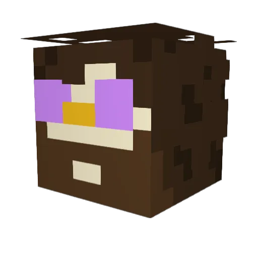 JoeMeisner Minecraft avatar head, 3D render