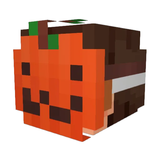 JoeMisha Minecraft avatar head, 3D render