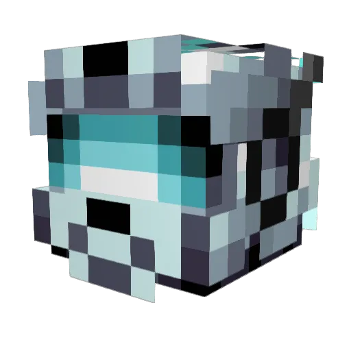 JoeNaps Minecraft avatar head, 3D render