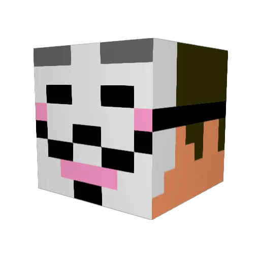 JoeNathan Minecraft avatar head, 3D render