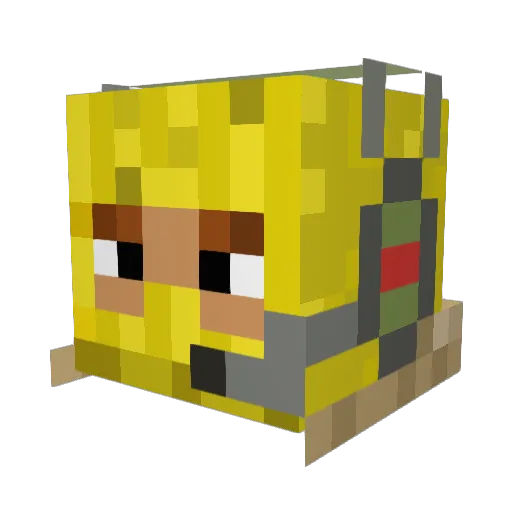 JoeNavarro Minecraft avatar head, 3D render
