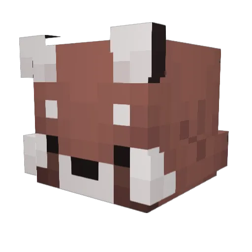 JoePotatoes Minecraft avatar head, 3D render