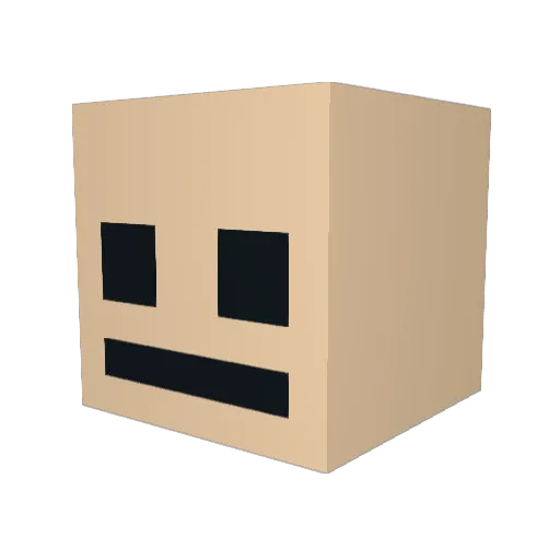 JoeSalv Minecraft avatar head, 3D render
