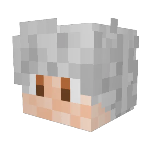 JoeSkillPlay Minecraft avatar head, 3D render