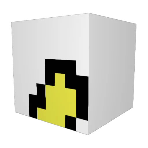 JoeStarr Minecraft avatar head, 3D render