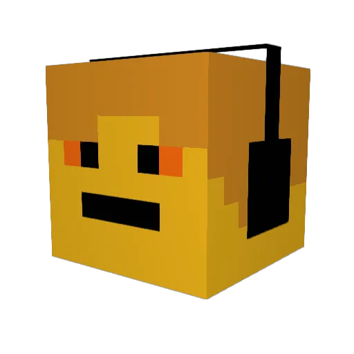 JoeSuperheroFun Minecraft avatar head, 3D render