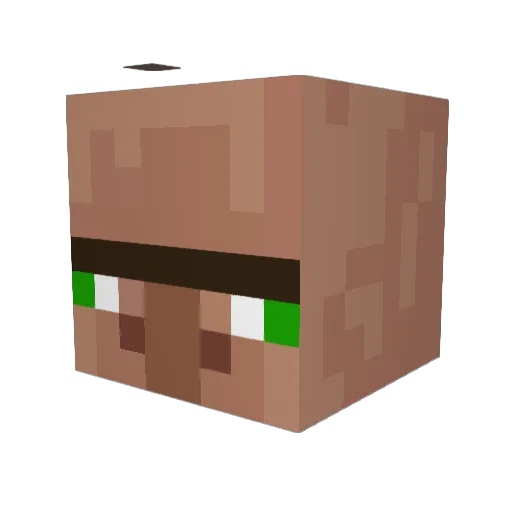 JoeSwordMine17 Minecraft avatar head, 3D render