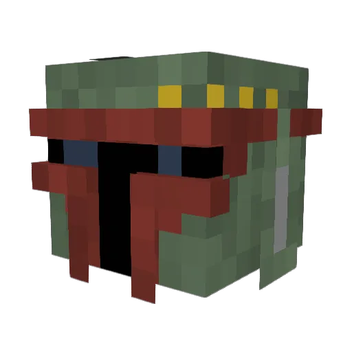 JoeZa Minecraft avatar head, 3D render