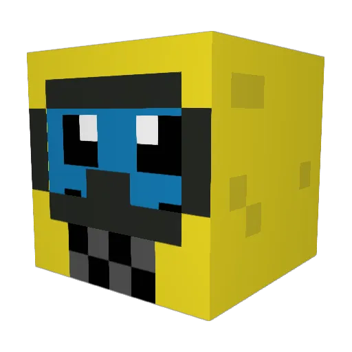 Joe_Lad Minecraft avatar head, 3D render