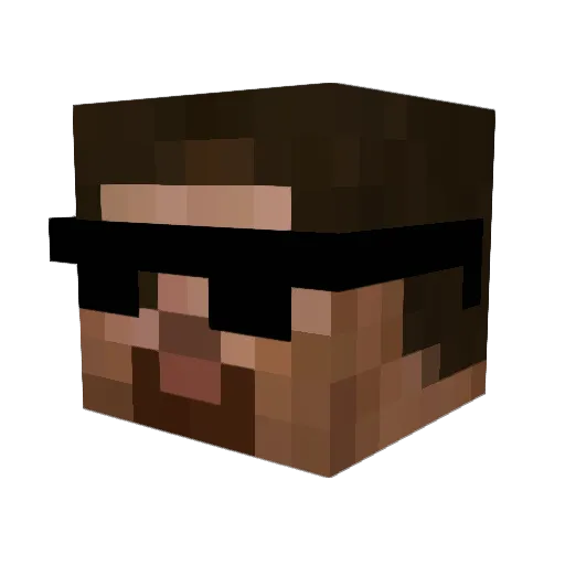 Joe_Mama7000 Minecraft avatar head, 3D render