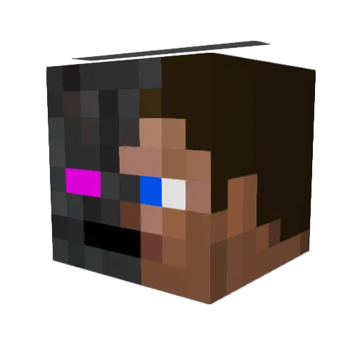 Joe_Sam Minecraft avatar head, 3D render