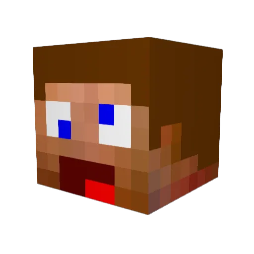 Joe_Walter Minecraft avatar head, 3D render