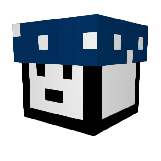 Joeah Minecraft avatar head, 3D render