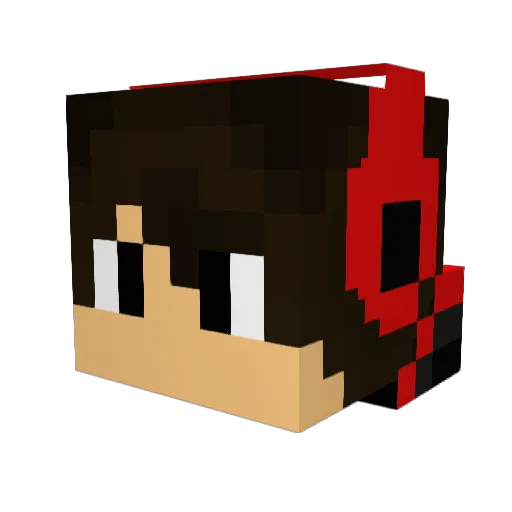 Joebob748 Minecraft avatar head, 3D render