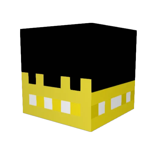 Joebunga Minecraft avatar head, 3D render