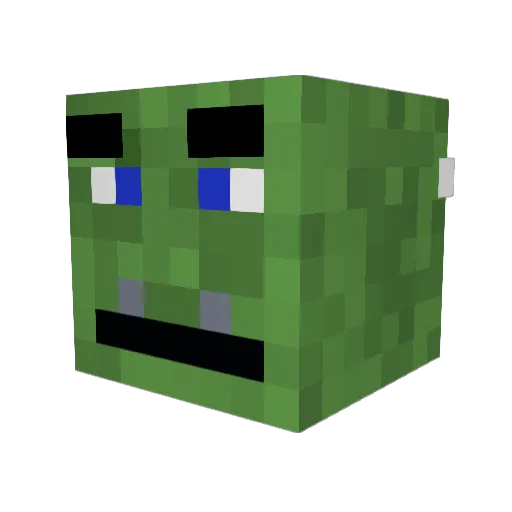 Joehoul Minecraft avatar head, 3D render