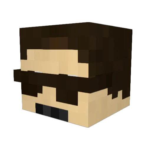 Joejoe1001 Minecraft avatar head, 3D render