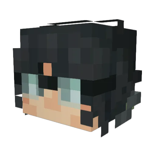 Joejoefeetyeet Minecraft avatar head, 3D render
