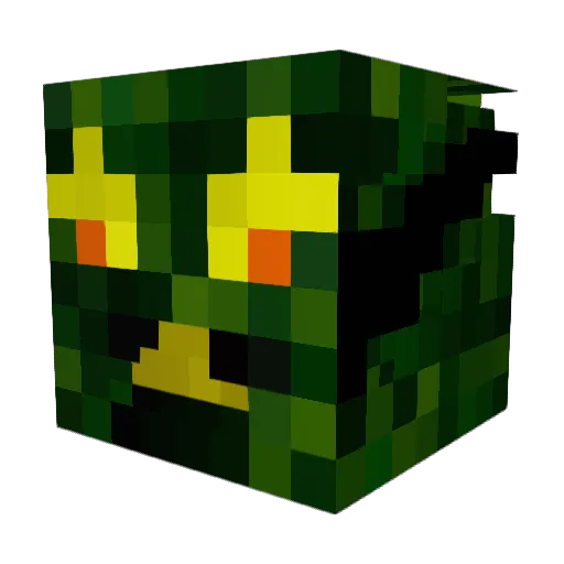 Joel185 Minecraft avatar head, 3D render