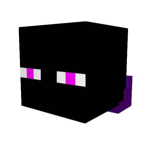 Joel984 Minecraft avatar head, 3D render