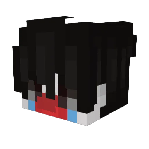 JoelGamindsTV Minecraft avatar head, 3D render