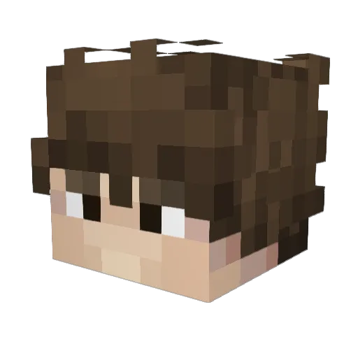 JoelHz19 Minecraft avatar head, 3D render