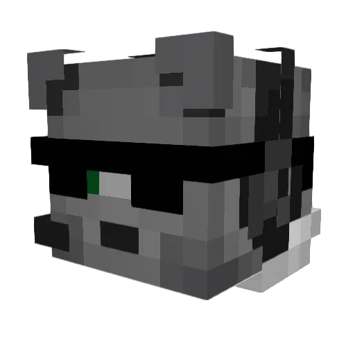Joel_CF Minecraft avatar head, 3D render