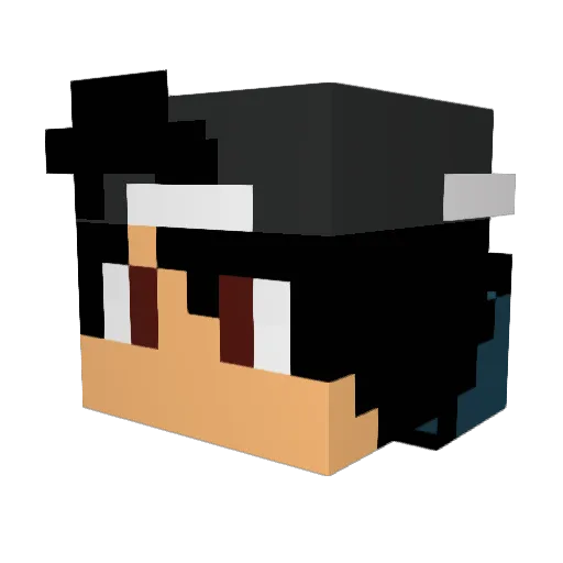 Joel_LoL Minecraft avatar head, 3D render
