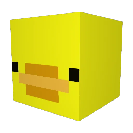 Joelfsv Minecraft avatar head, 3D render