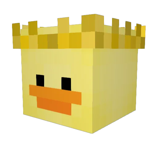 Joeliann Minecraft avatar head, 3D render