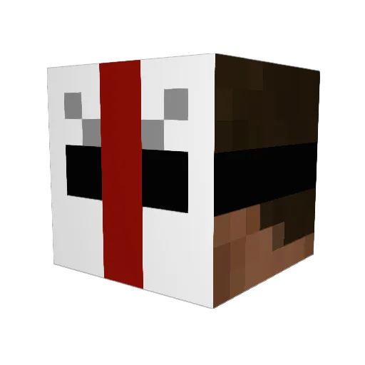 Joelmiller2 Minecraft avatar head, 3D render