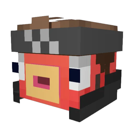 Joelpage3 Minecraft avatar head, 3D render