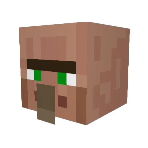 Joemahmed Minecraft avatar head, 3D render
