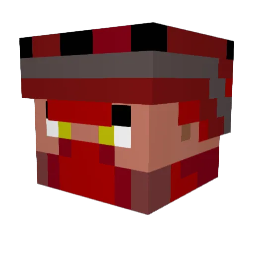 Joemanoct Minecraft avatar head, 3D render