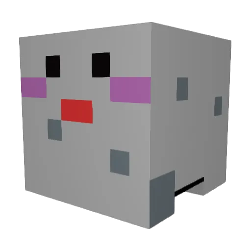 Joemonmmm Minecraft avatar head, 3D render