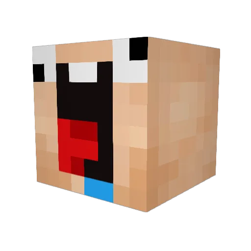 Joemperd Minecraft avatar head, 3D render