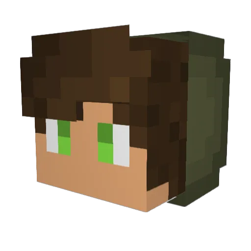 JoepMC_ Minecraft avatar head, 3D render