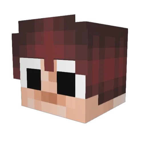 JoepMH Minecraft avatar head, 3D render