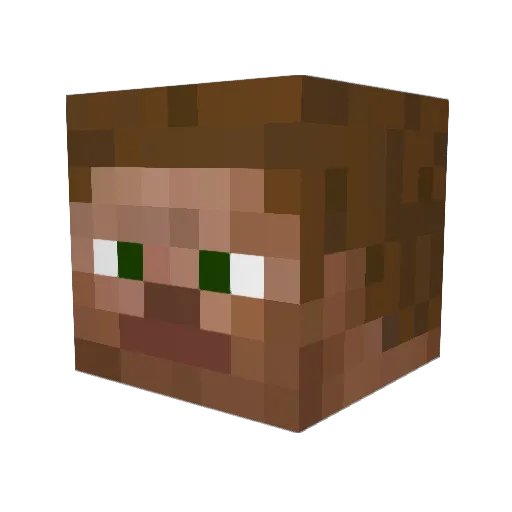 JoepVV Minecraft avatar head, 3D render