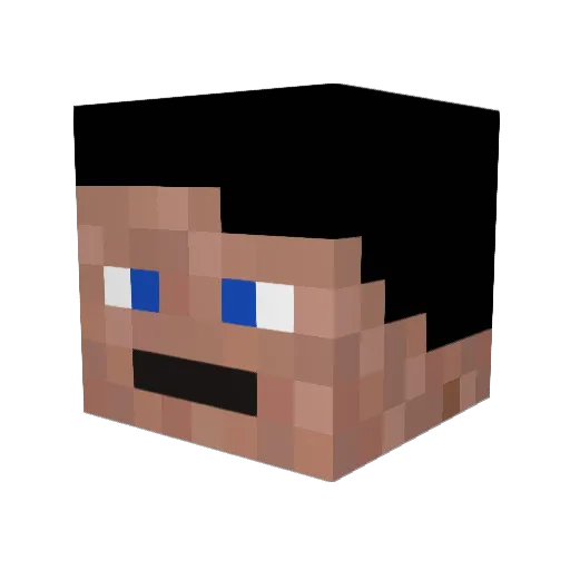 Joeprodjr Minecraft avatar head, 3D render