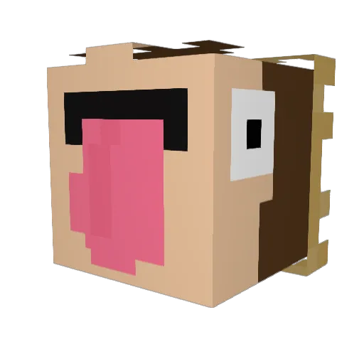 Joergen_Ingeberg Minecraft avatar head, 3D render