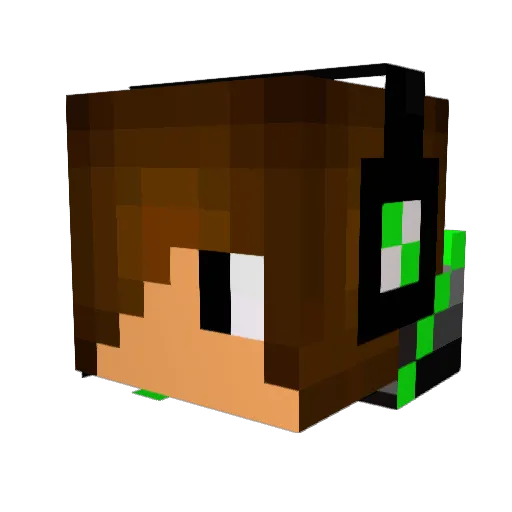 Joerus Minecraft avatar head, 3D render