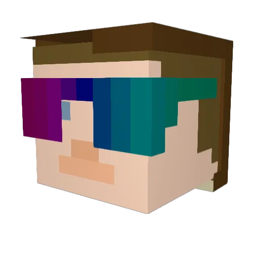 Joeshy09 Minecraft avatar head, 3D render
