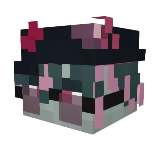 Joeskay Minecraft avatar head, 3D render
