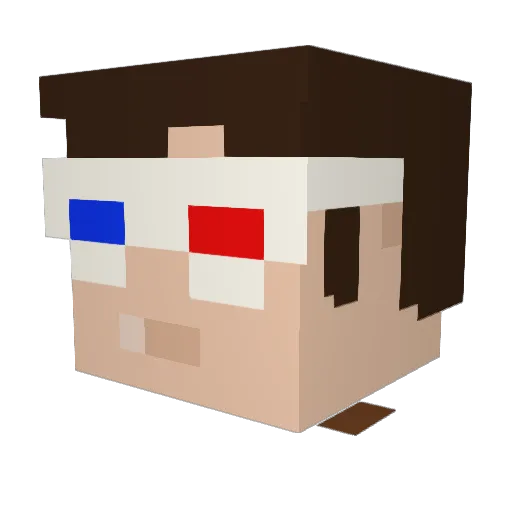 Joesmith118 Minecraft avatar head, 3D render
