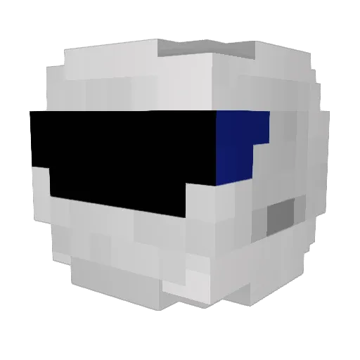 Joet789 Minecraft avatar head, 3D render