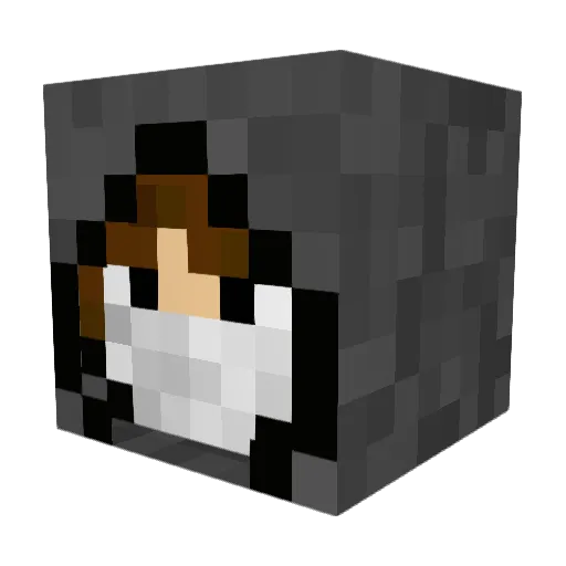 Joev23 Minecraft avatar head, 3D render