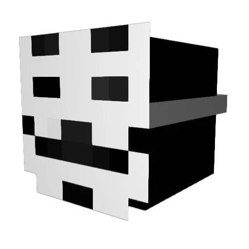 Joey110 Minecraft avatar head, 3D render