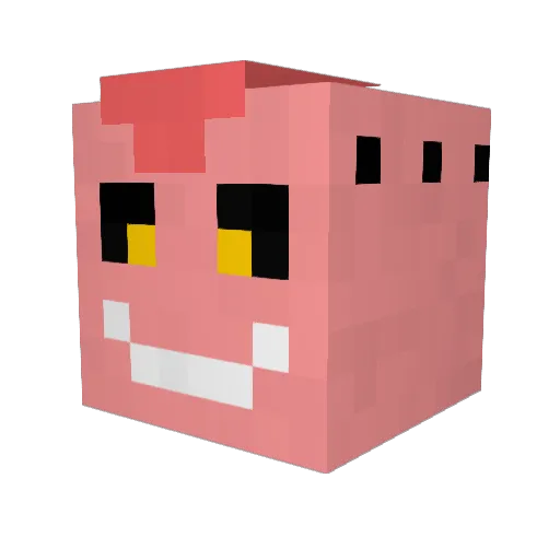 JoeyBlunder Minecraft avatar head, 3D render